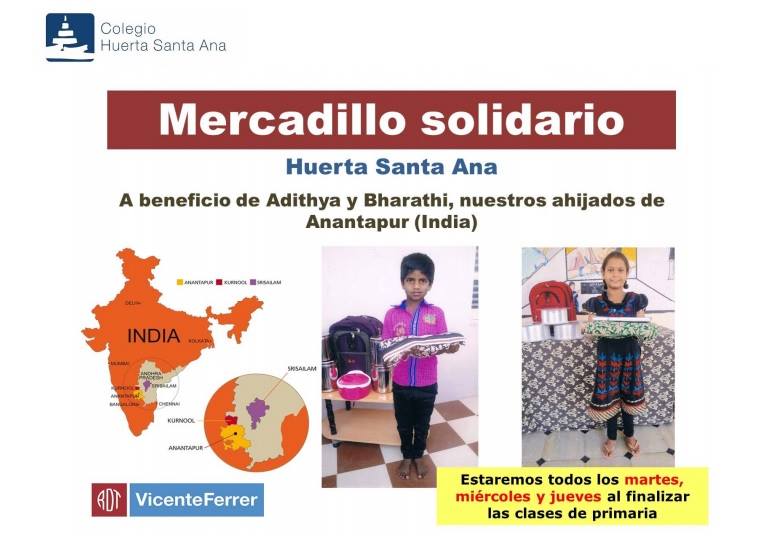 Mercadillo Solidario. Fundación Vicente Ferrer